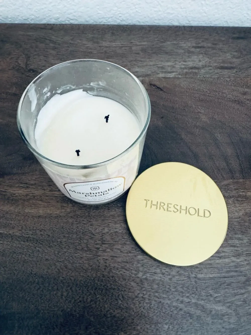Threshold Marshmallow Petals Soy Blend Jar Candle